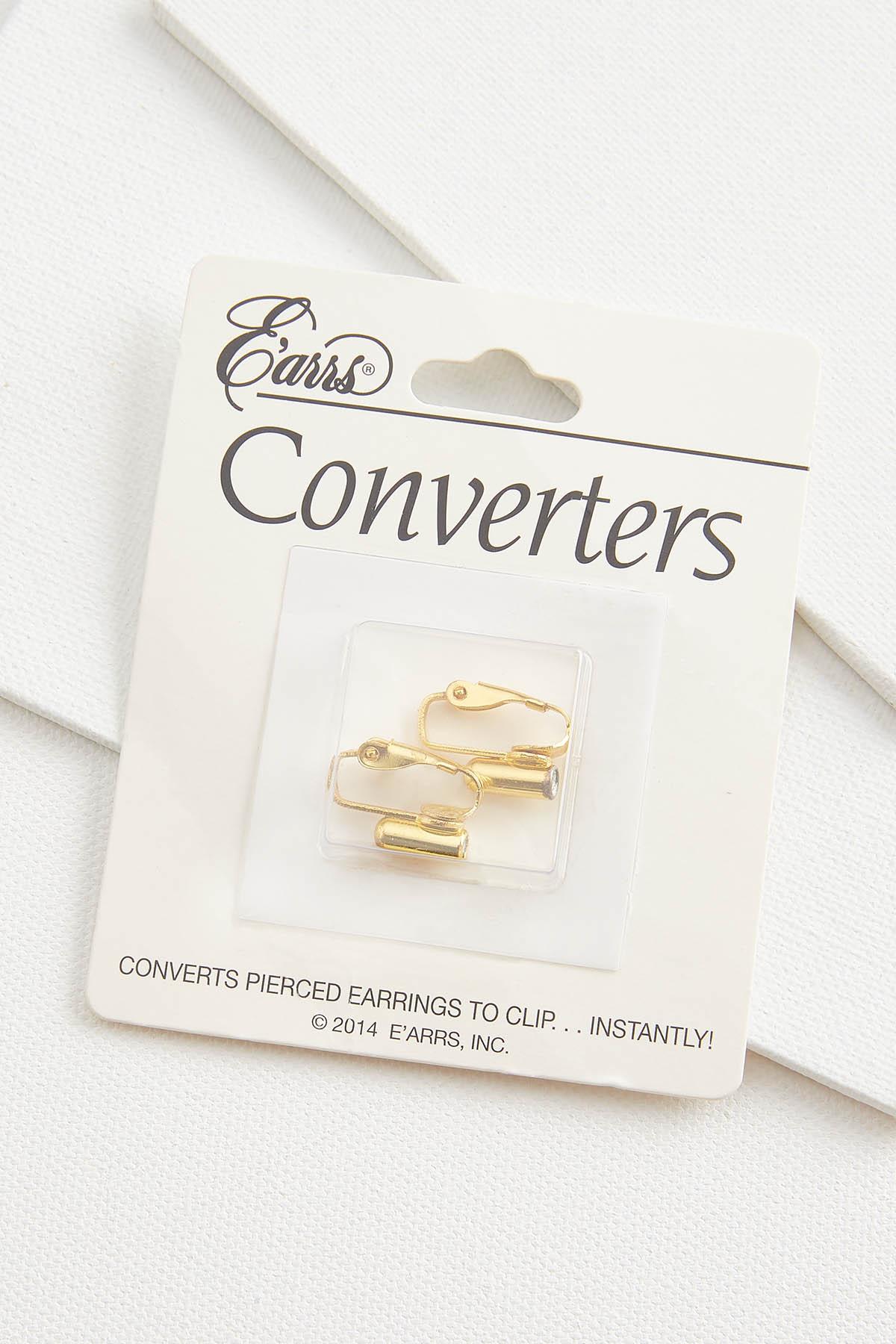 Clip On Earring Converters in Goldtone - Earring Doctor
