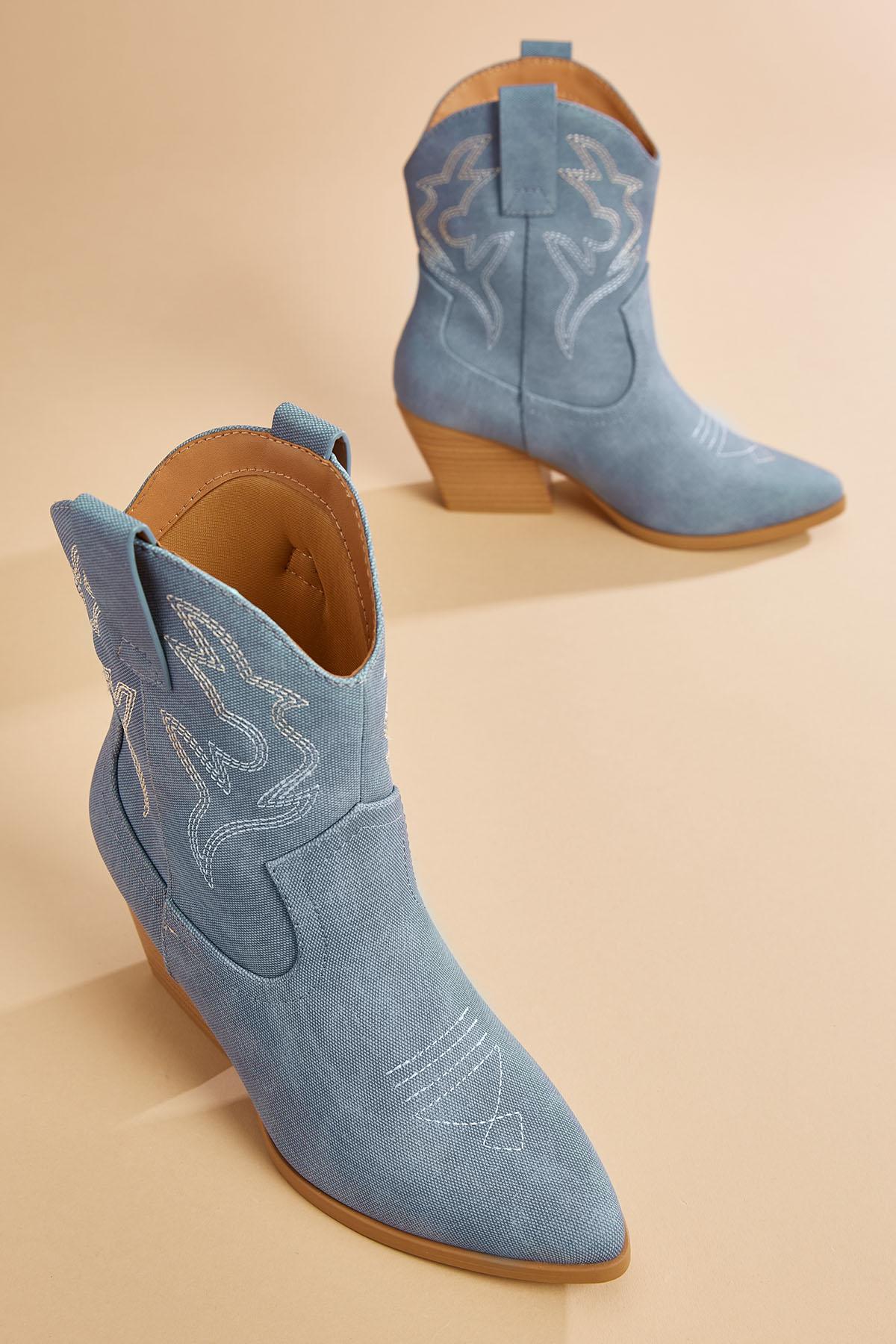 Versona | denim cowgirl boots