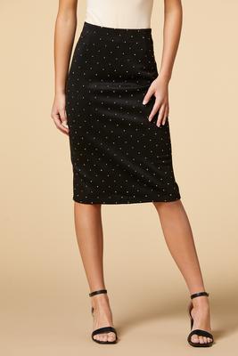 Versona polka shop dot skirt