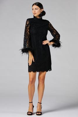 Caché Sequin Fringe Dress