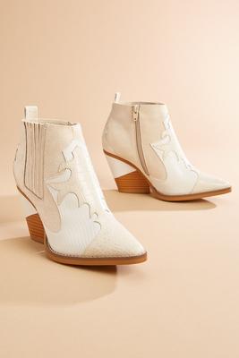 Susina altair leather wedge cheap bootie