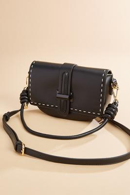 Versona  caché black feather crossbody