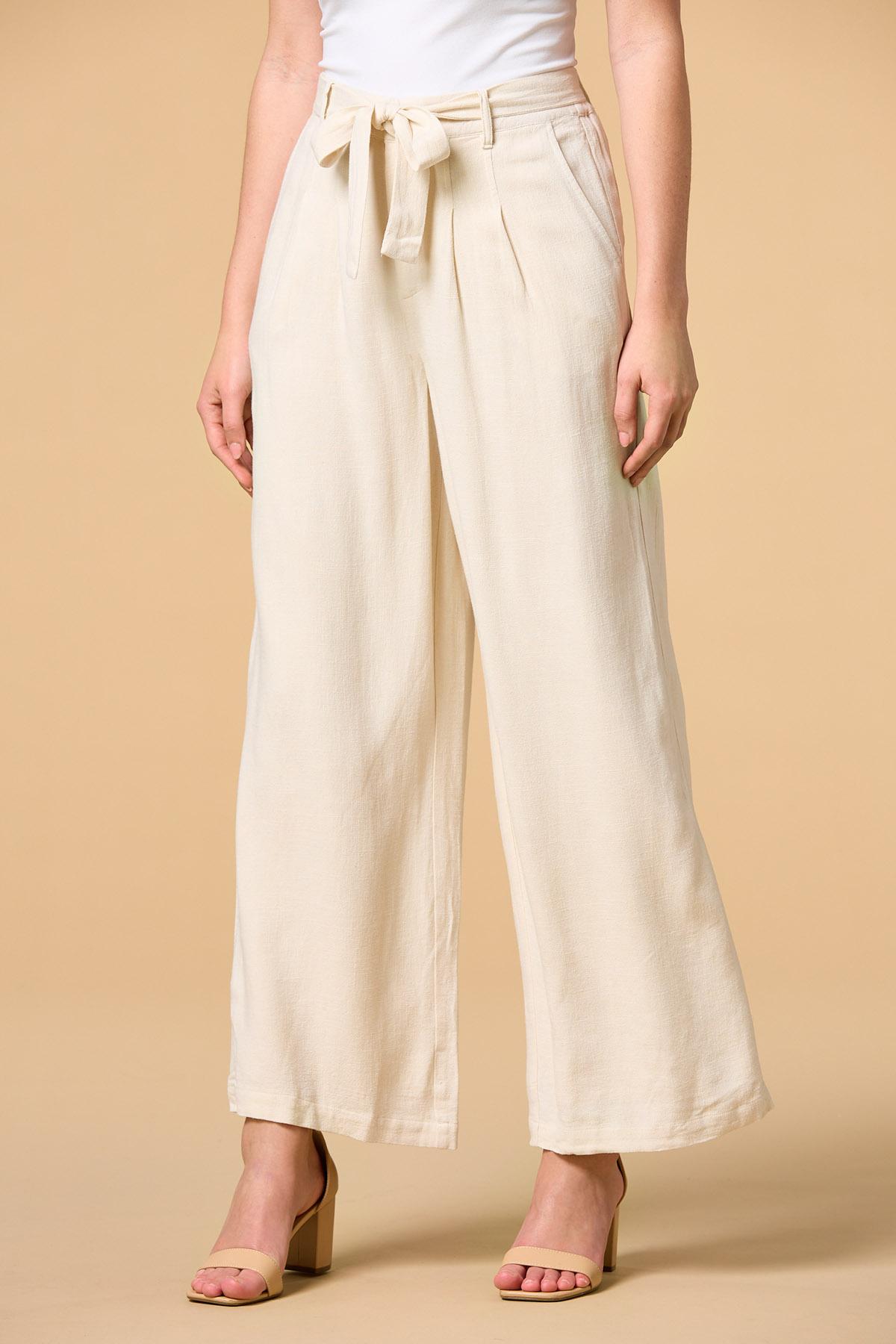 Buy For U Stylish Full Length Palazzo Pants For Women Waist Tie