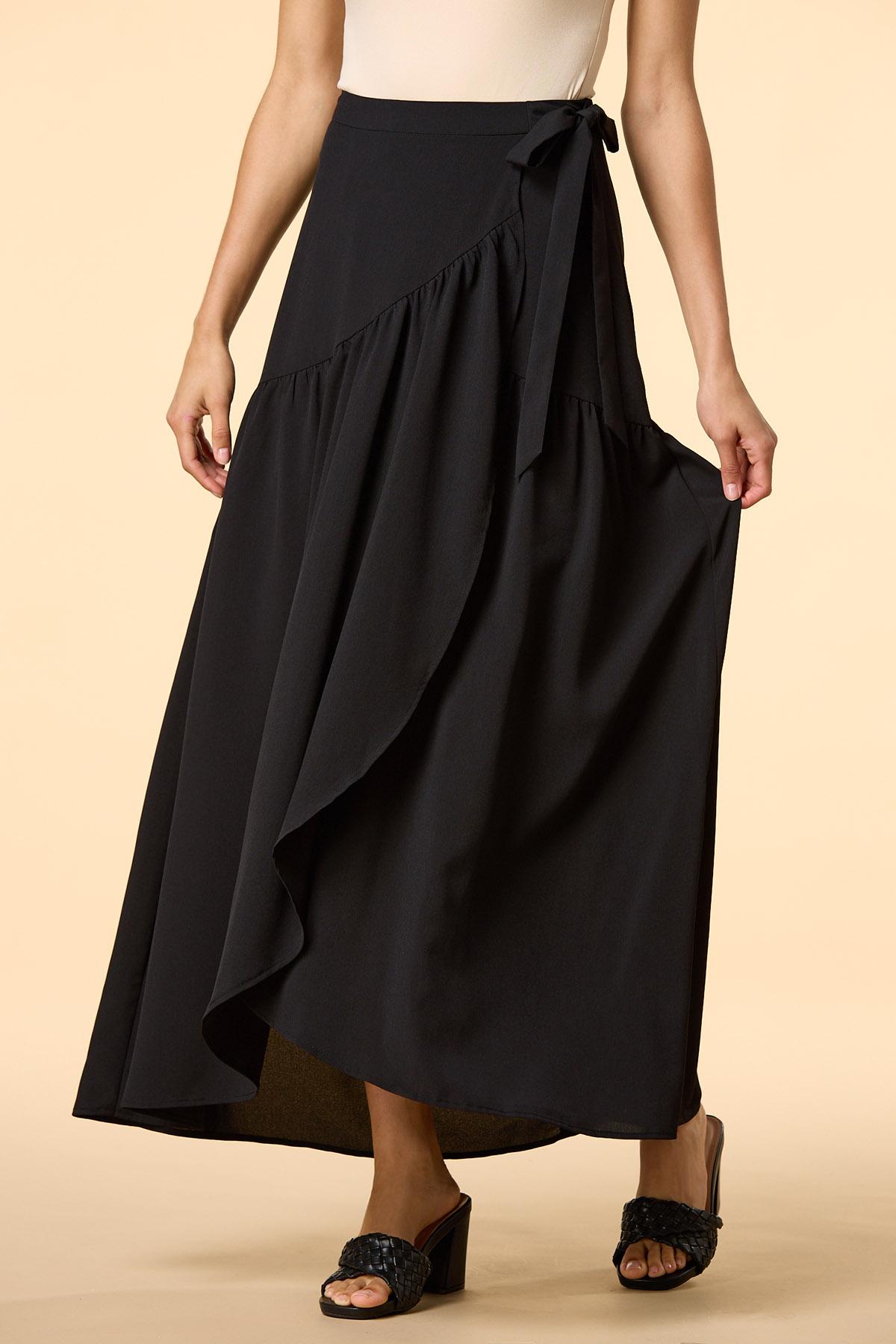 Versona black tie affair maxi skirt