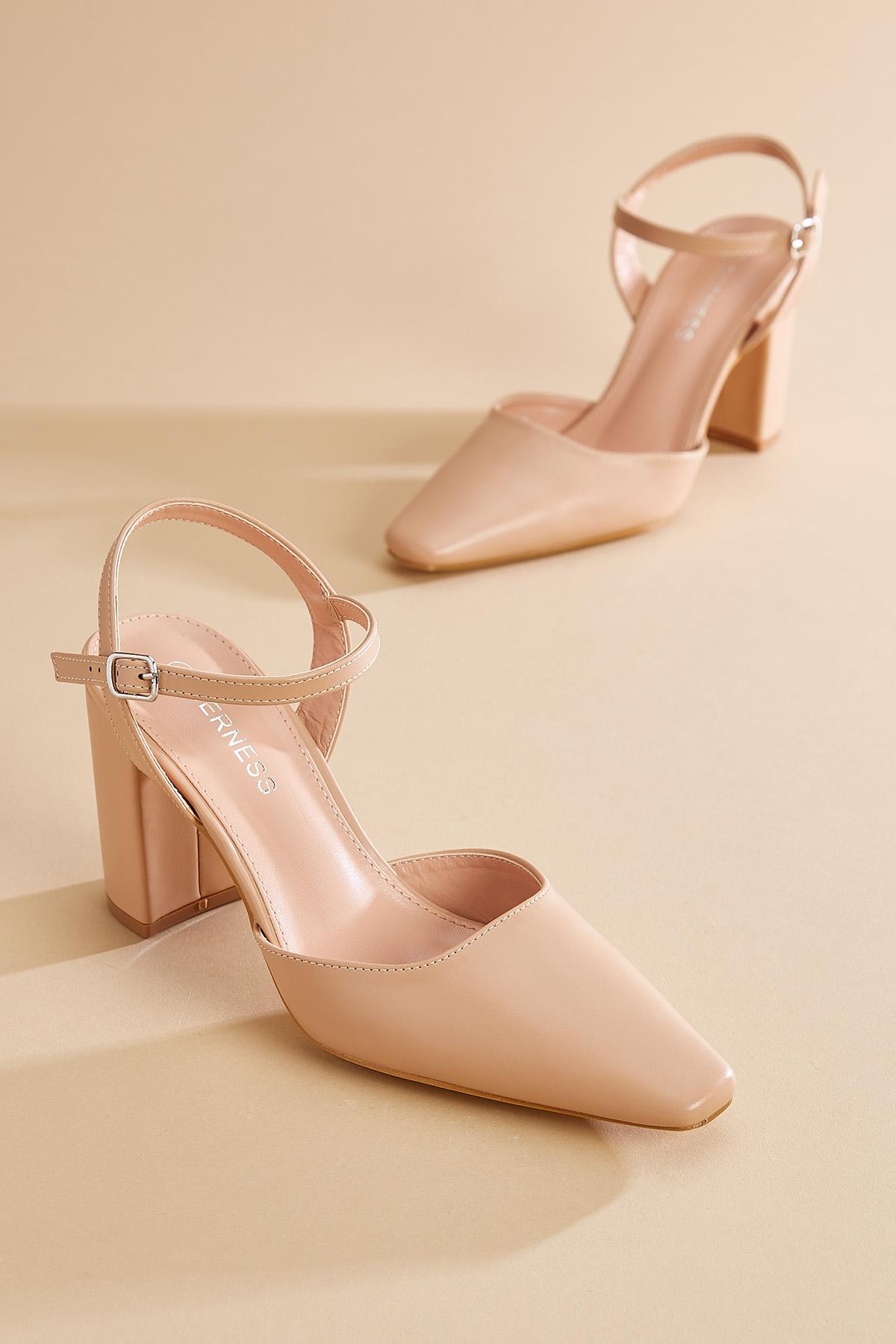 Nude ankle wrap heels hotsell