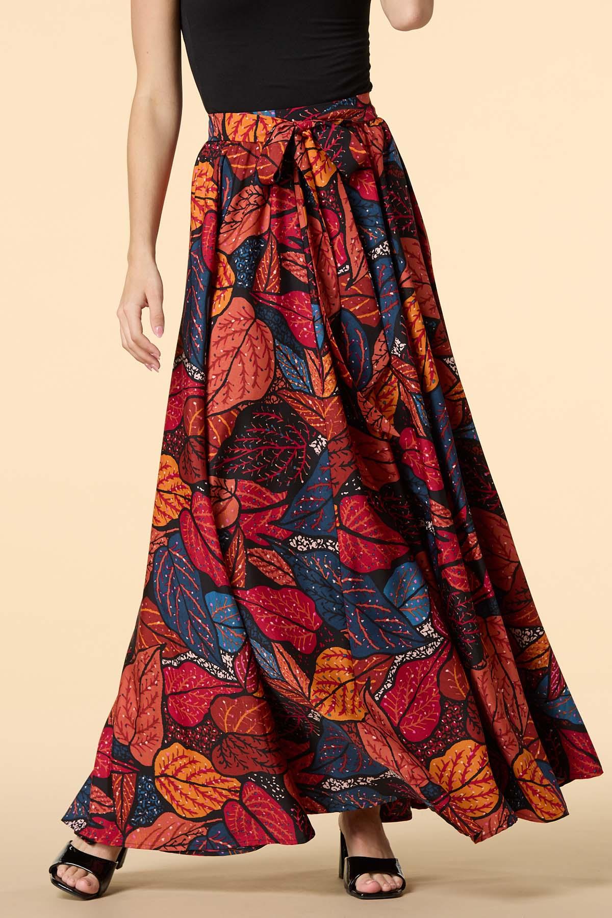 Fall color maxi skirts hotsell