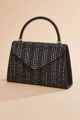 Versona - black shops / cream woven leather purse