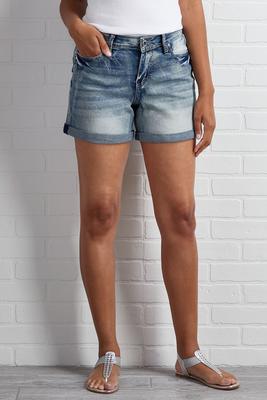 women's democracy jean shorts