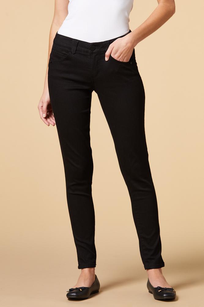 Buy COVER STORY Black Womens Solid Jeggings