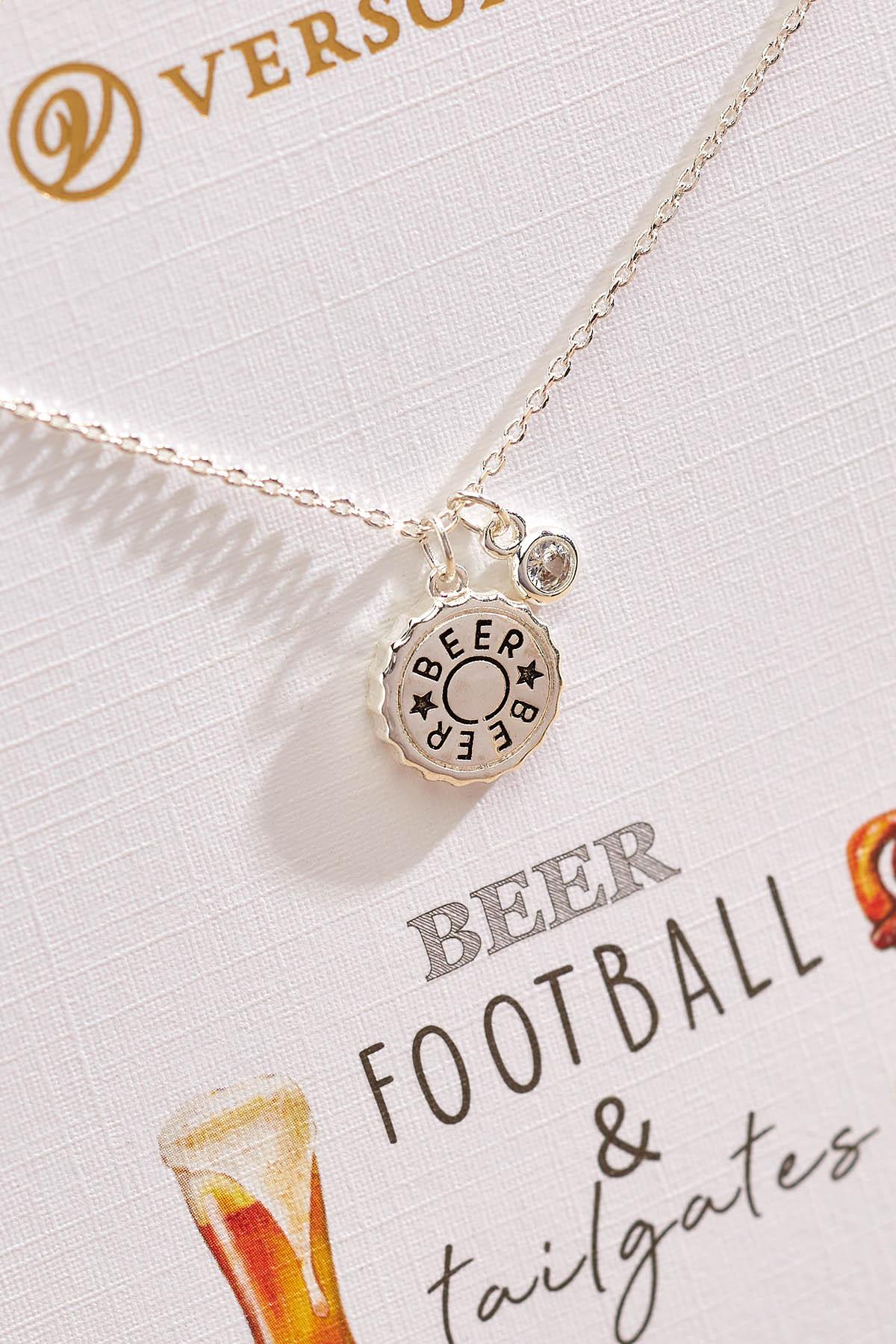 BEER CAN NECKLACE, gold