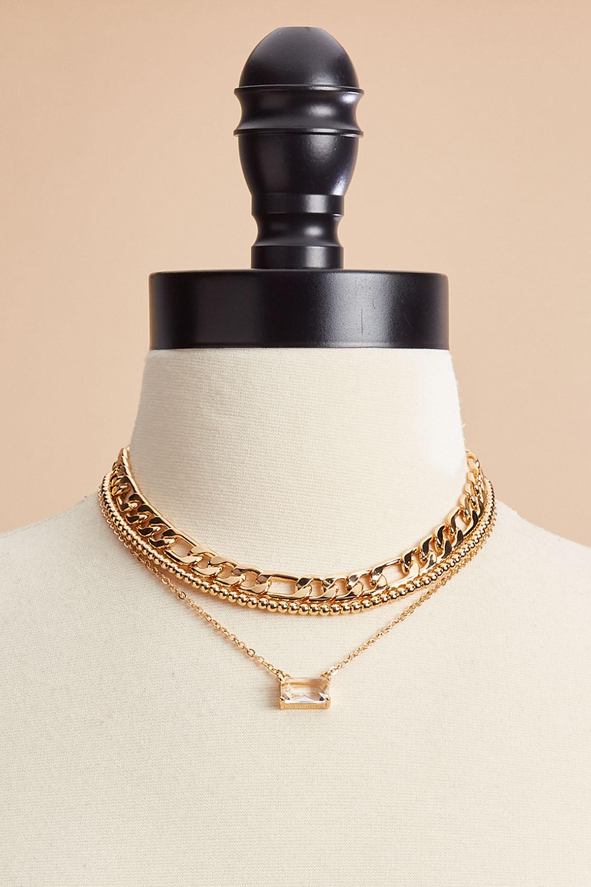 Accessory Collection - Gold Double Necklace Layering Clasp – Arinna Jewelry