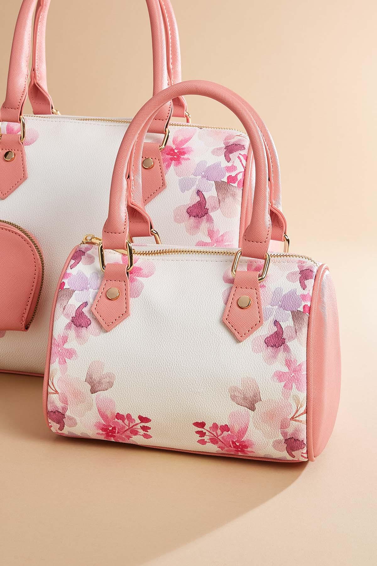 Floral handbag top