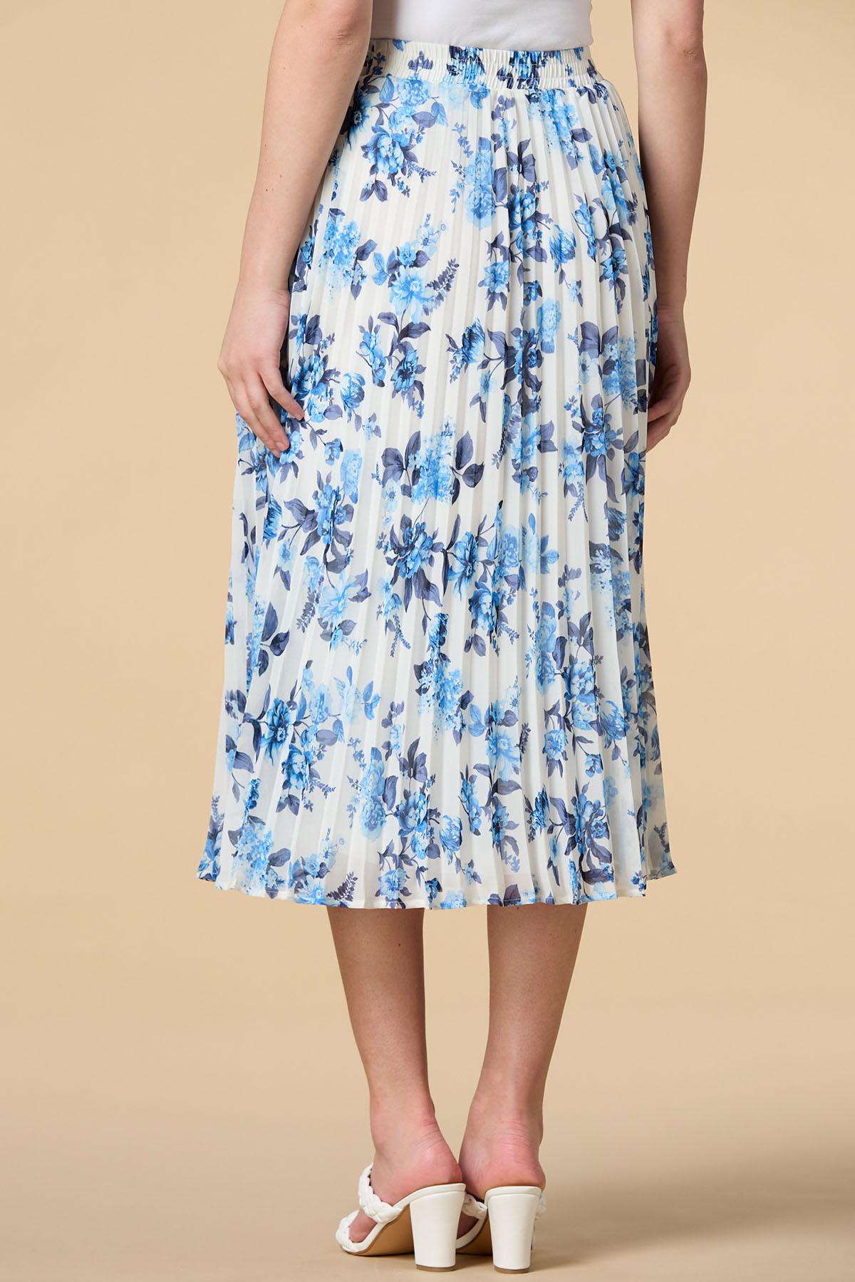 Tea Length Floral Skirt