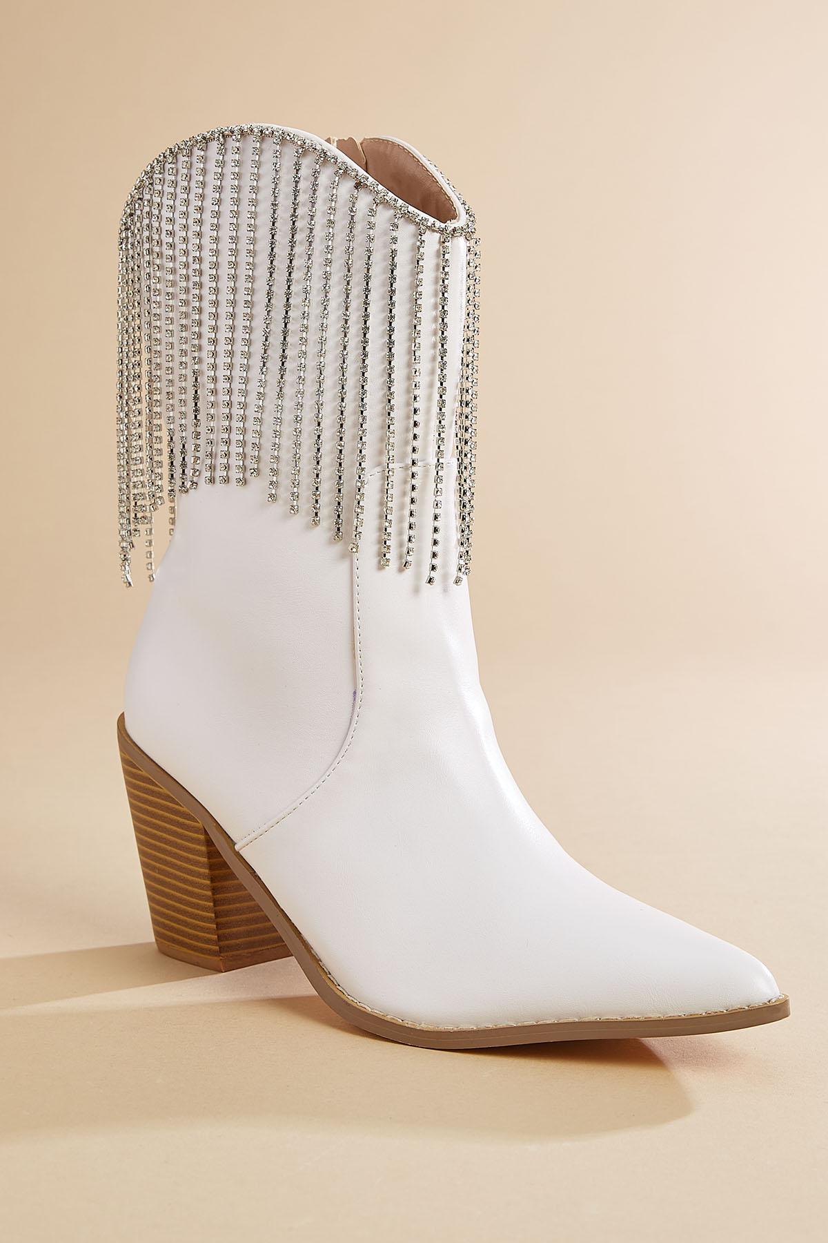 Off white fringe outlet boots