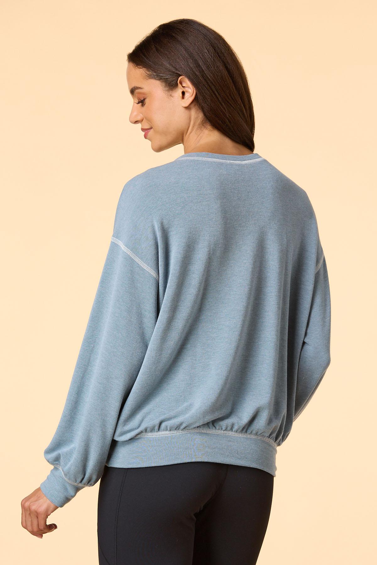 Versona dusty blue dolman sweatshirt